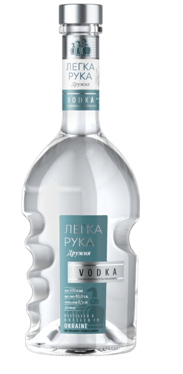 Горілка Легка Рука Дружня 40% 0.5 л